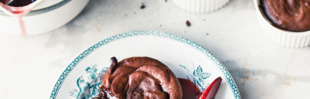 Moelleux au chocolat - Warme Schokoküchlein Moelleux au chocolat - Warme Schokoküchlein