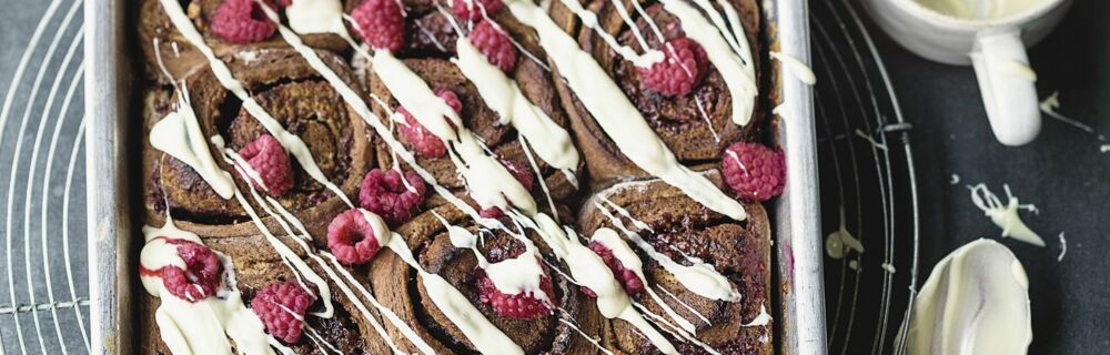 Cappuccino-Himbeer-Schnecken Cappuccino-Himbeer-Schnecken