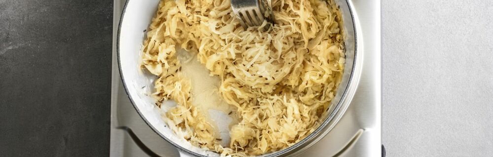 Sauerkraut-Fleckerl mit Speck Sauerkraut-Fleckerl mit Speck
