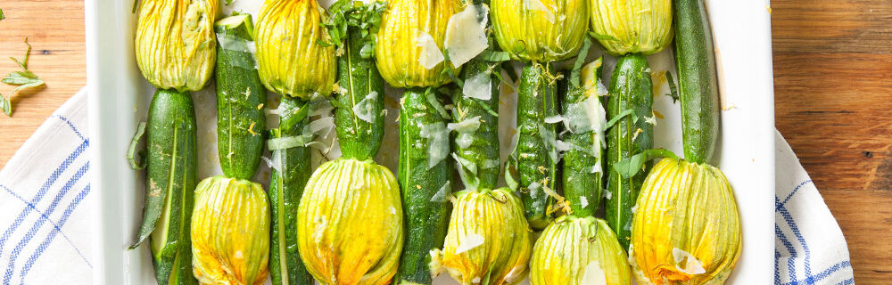 Gefüllte Zucchiniblüten Gefüllte Zucchiniblüten