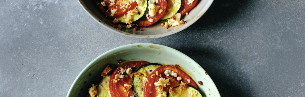 Zucchini-Tomaten-Gratin Zucchini-Tomaten-Gratin