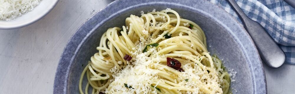 Spaghetti aglio, olio e peperoncino Spaghetti aglio, olio e peperoncino