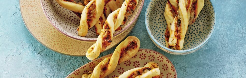 Pizzastangen zum Knabbern Pizzastangen zum Knabbern