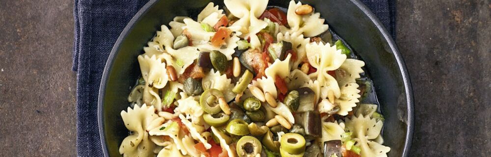 Caponata-Nudelpfanne Caponata-Nudelpfanne