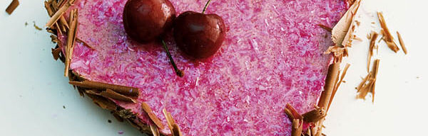 Sahniges Kirschen-Herz Sahniges Kirschen-Herz