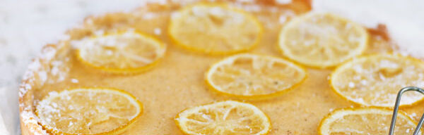 Einfache Zitronentarte
