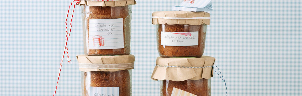 Möhren-Kokos-Kuchen im Glas Möhren-Kokos-Kuchen im Glas