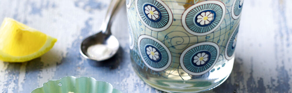 Frozen Yogurt mit Zitrone Frozen Yogurt mit Zitrone