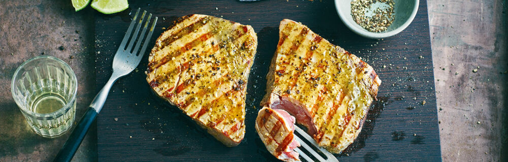 Marinierte Thunfischsteaks Marinierte Thunfischsteaks