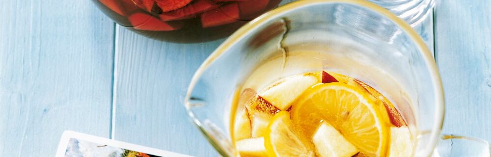 Sommerdrinks, Sangria und Apfel-Cidre-Bowle Sommerdrinks Unterseite Rezepte Bowle