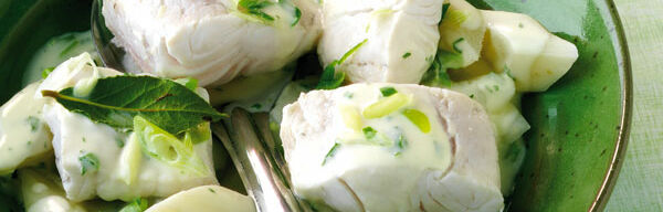 Zander mit Schwarzwurzeln Zander mit Schwarzwurzeln