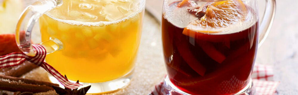 Apfelpunsch und Cranberrypunsch Rezept