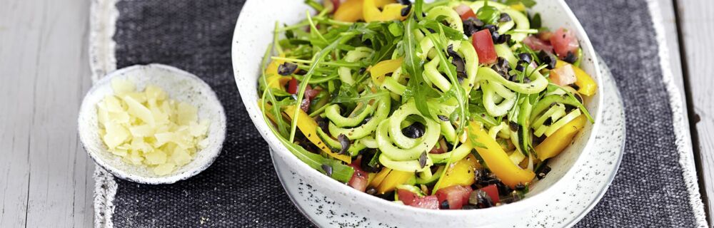 Zucchininudel-Salat Zucchininudel-Salat