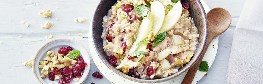 Birnen-Cranberry-Porridge Birnen-Cranberry-Porridge