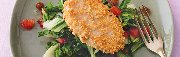 Minutensteaks mit Sesamkruste Minutensteaks mit Sesamkruste