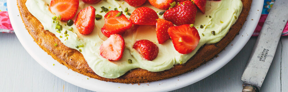 Erdbeertorte mit Avocadocreme Erdbeertorte mit Avocadocreme