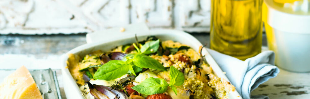 Quinoa-Auflauf mit Ricotta Quinoa-Auflauf mit Ricotta