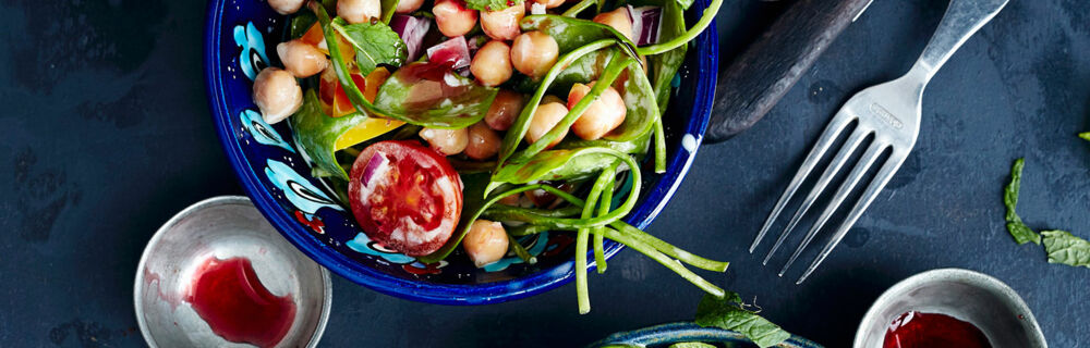 Erfrischender Kichererbsensalat Erfrischender Kichererbsensalat