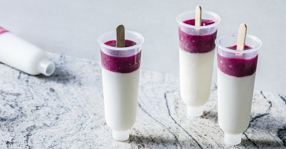 Kirsch-Kokos-Eis am Stiel Rezept | Küchengötter