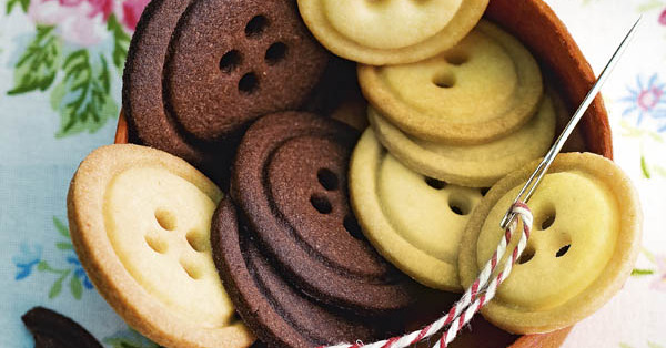 Knopfkekse Rezept, &quot;knopfkekse&quot; Butterkeks Mit Schokoladen-knöpfen