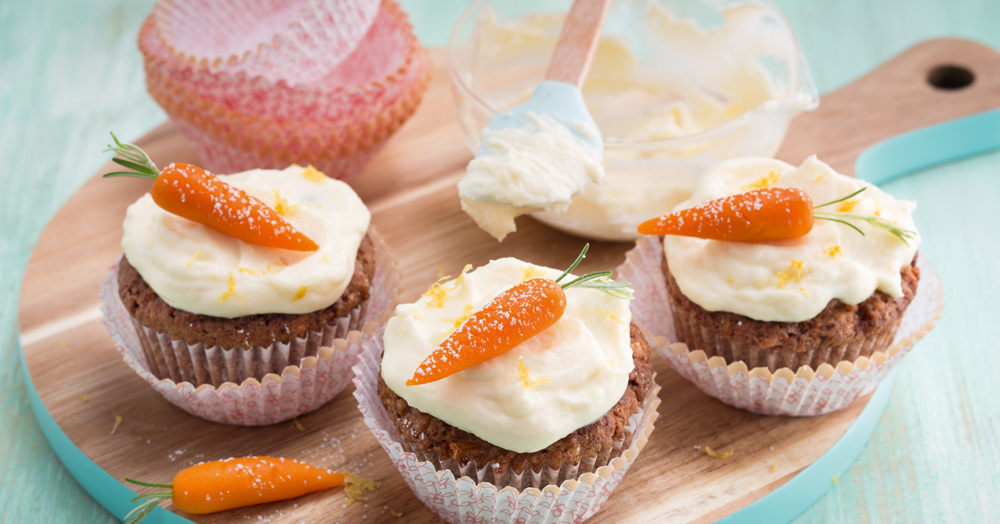 Carrot-Cupcakes mit Ananas Rezept | Küchengötter