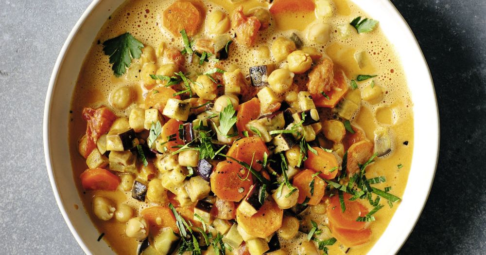 Kichererbsen-Auberginen-Curry Rezept | Küchengötter Kichererbsen-Auberginen-Curry Rezept | Küchengötter