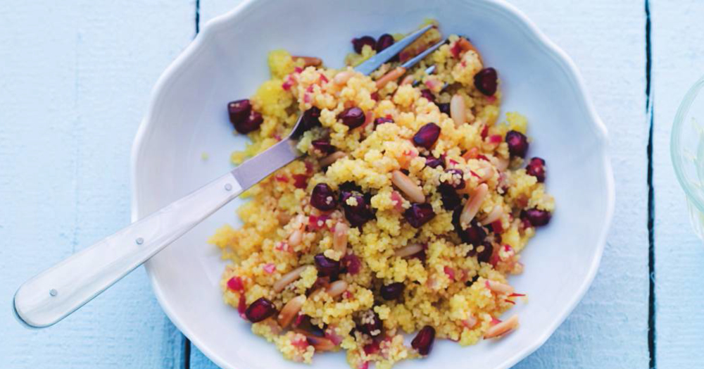 CouscousSalat mit Granatapfel Rezept Küchengötter