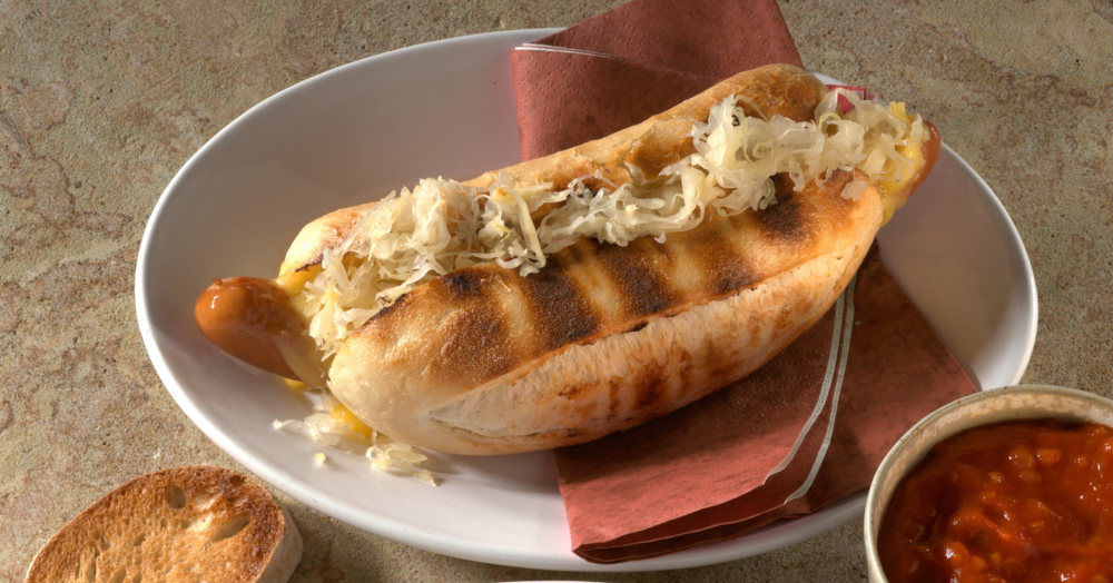 Hot dogs mit Sauerkraut Rezept Küchengötter
