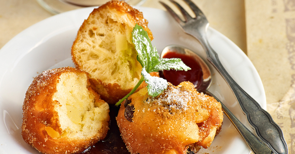 Apfel-Hefeteig-Krapfen Rezept | Küchengötter Apfel-Hefeteig-Krapfen Rezept | Küchengötter