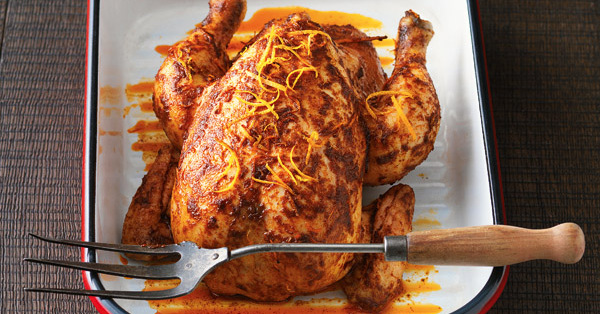 Brathuhn mit Orange und Koriander Rezept | Küchengötter Brathuhn mit Orange und Koriander Rezept | Küchengötter