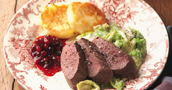 Gamsrücken aus dem Heu | Johann Lafer Rezept | Küchengötter