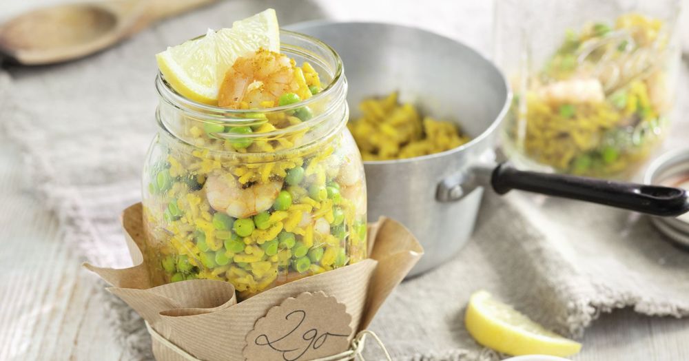 Curry-Garnelen-Pilaw