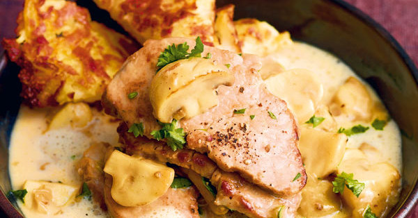 Züricher Geschnetzeltes mit Champignons Rezept | Küchengötter Züricher Geschnetzeltes mit Champignons Rezept | Küchengötter