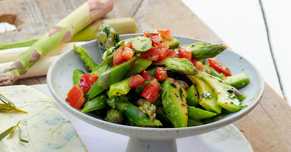AvocadoSpargelSalat Rezept Küchengötter