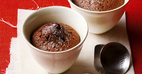 Moelleux Au Chocolat Lauwarmer Schokoladenkuchen Rezept