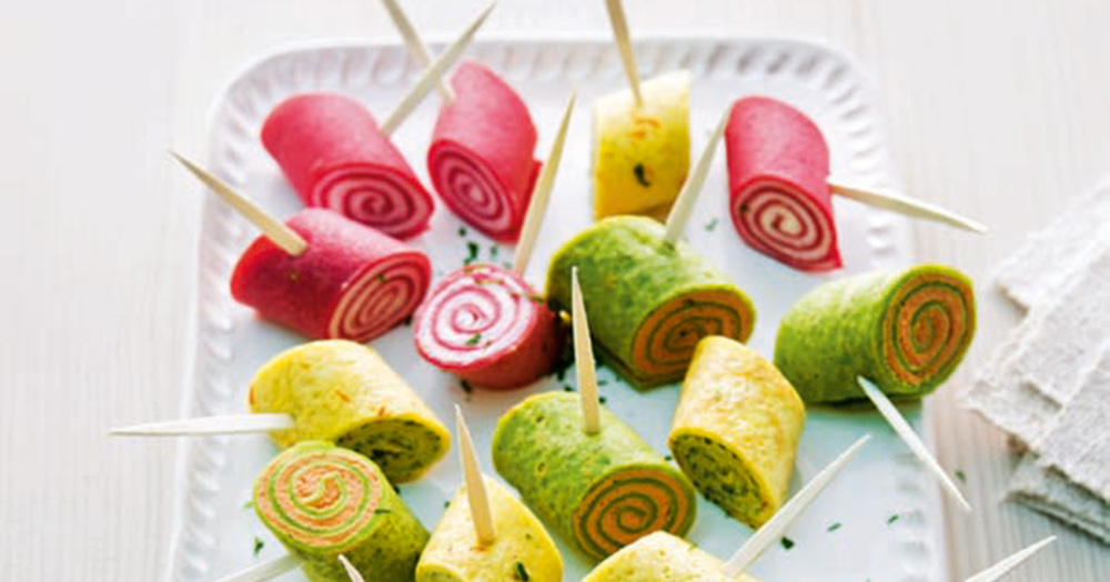 Bärlauch-Crêpe-Röllchen