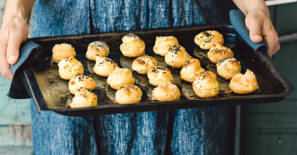 Gougères - Kleine Käsewindbeutel