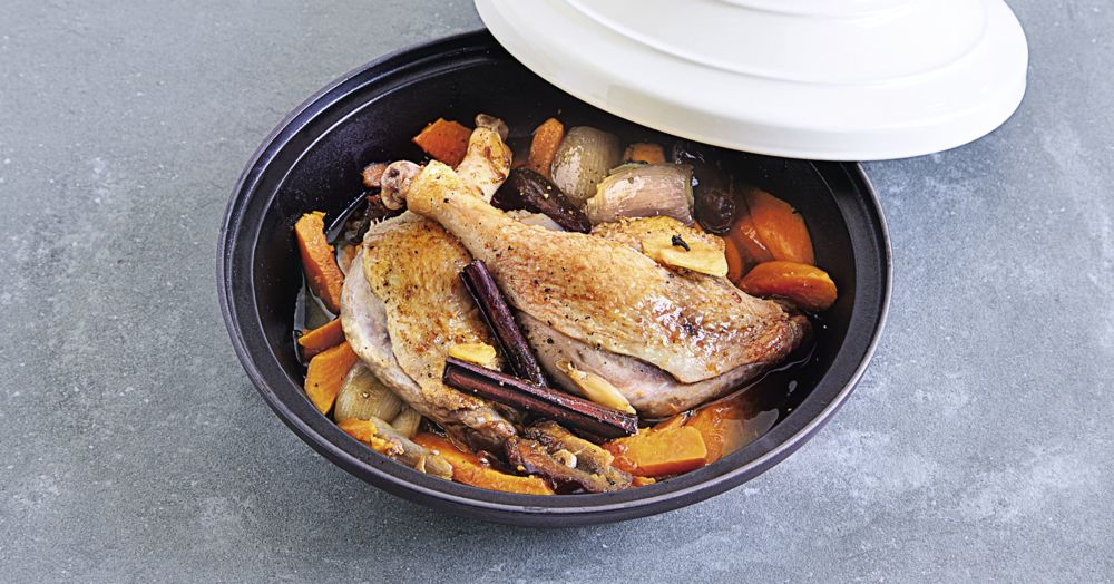 Ente mit Süßkartoffeln Rezept | Küchengötter