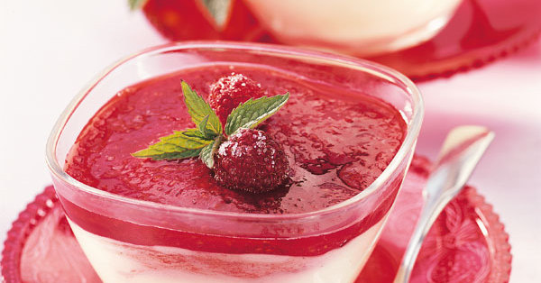 Himbeercreme mit Himbeermark Rezept | Küchengötter Himbeercreme mit Himbeermark Rezept | Küchengötter