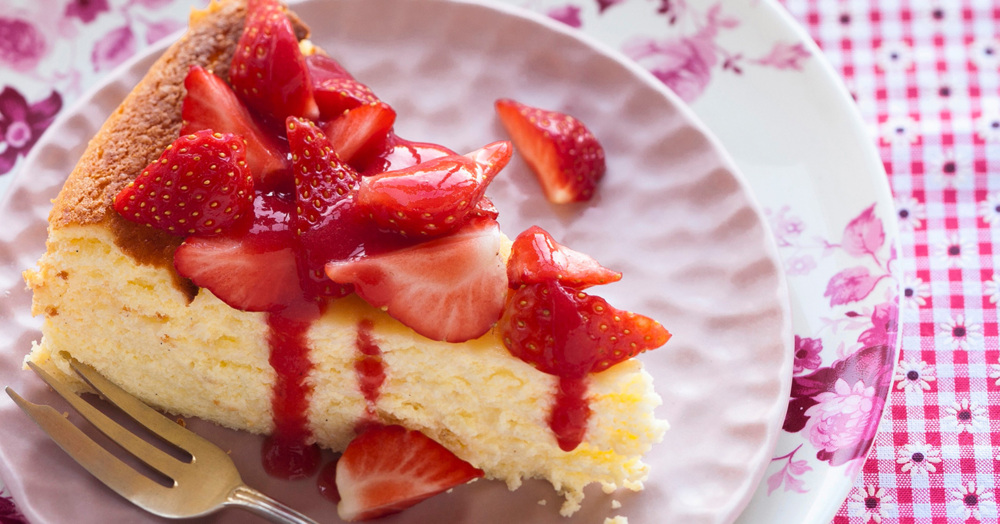 Erdbeer-Cheesecake Rezept | Küchengötter