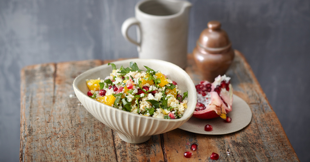 Couscous-Salat mit Granatapfel Rezept | Küchengötter
