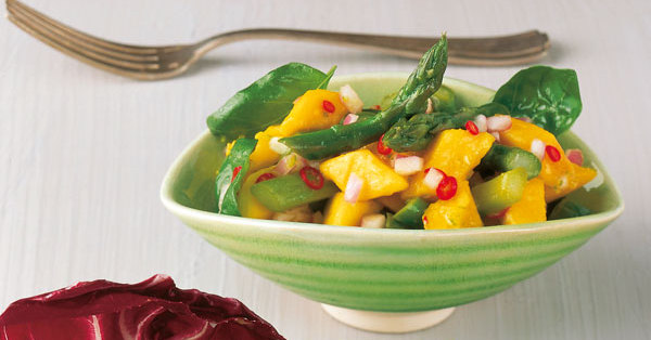 Spargel-Mango-Salat Rezept | Küchengötter