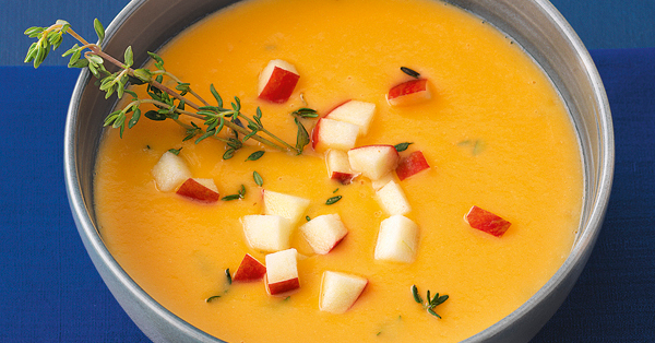 Pikante Süßkartoffel-Apfel-Suppe Rezept | Küchengötter