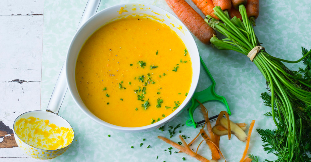 Möhren-Ingwer-Suppe Rezept | Küchengötter Möhren-Ingwer-Suppe Rezept | Küchengötter