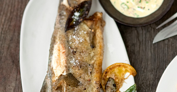Gebackene Forellen mit Bozner Sauce Rezept | Küchengötter Gebackene Forellen mit Bozner Sauce Rezept | Küchengötter