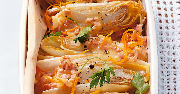 Chicorée mit Orangensauce Rezept | Küchengötter Chicorée mit Orangensauce Rezept | Küchengötter