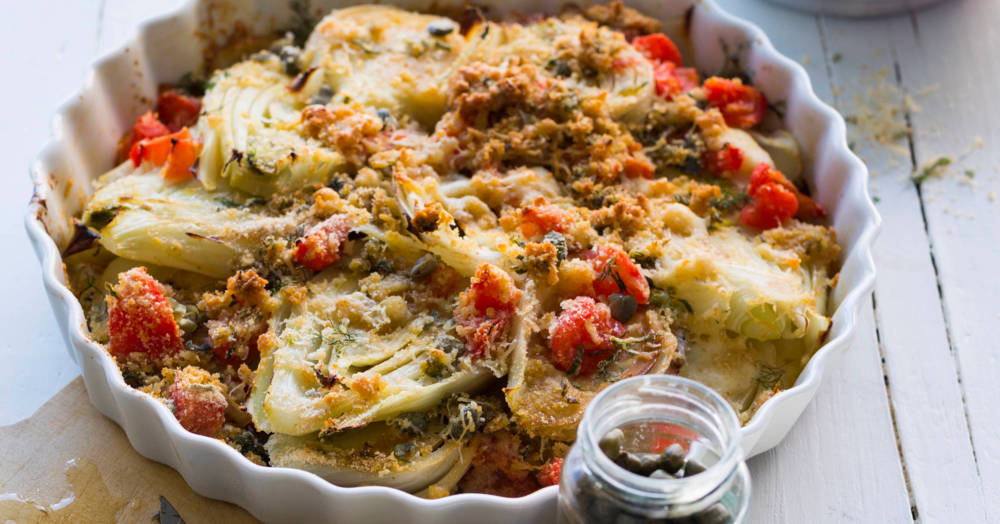 Fenchel-Tomaten-Gratin Rezept | Küchengötter