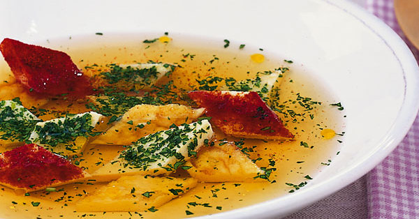 Suppe mit Eierstich Rezept | Küchengötter