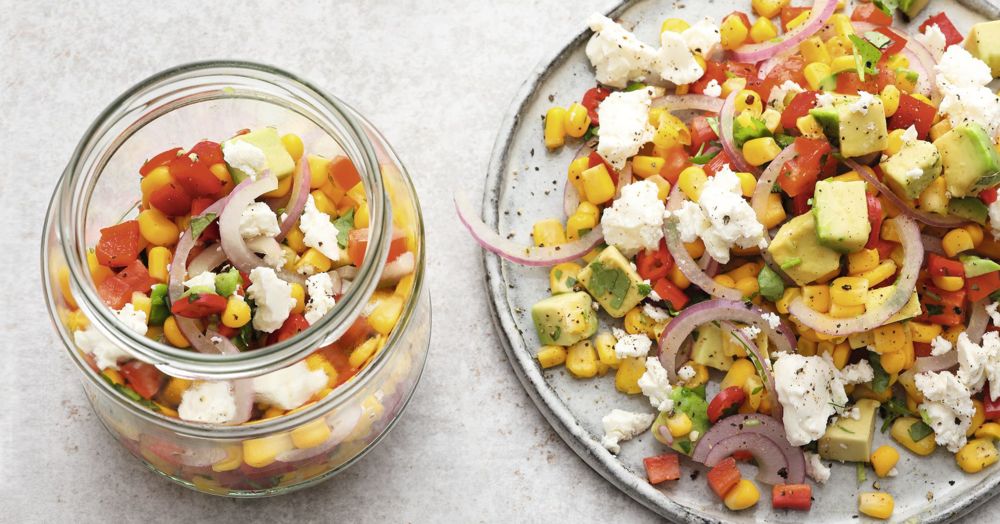 Bunter Maissalat Rezept | Küchengötter Bunter Maissalat Rezept | Küchengötter