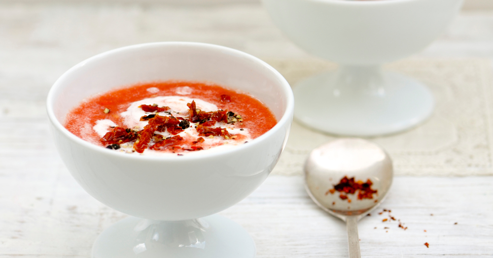 Kalte Tomatensuppe Rezept | Küchengötter Kalte Tomatensuppe Rezept | Küchengötter